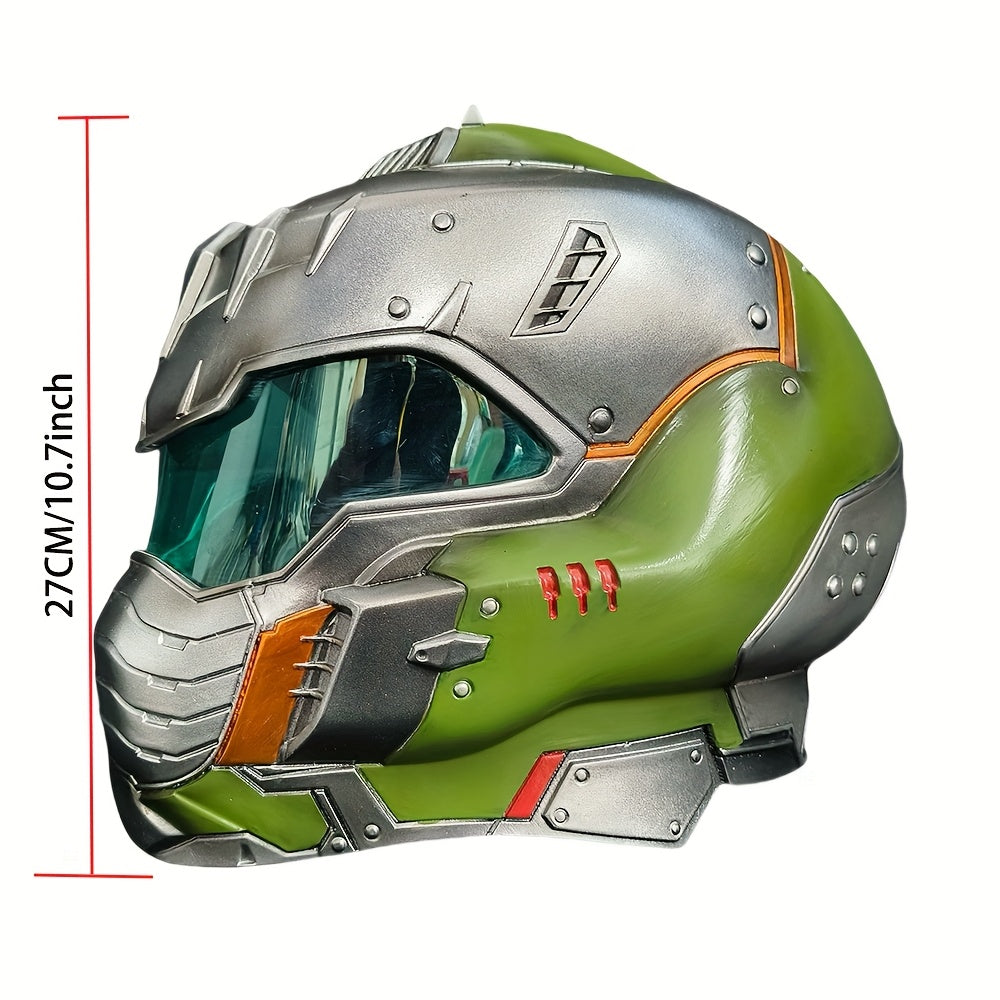 Resin Wearable Costume Helmet Prop Full Size Craft Helmet for Cosplay Display and Costume Events by CyberTribe