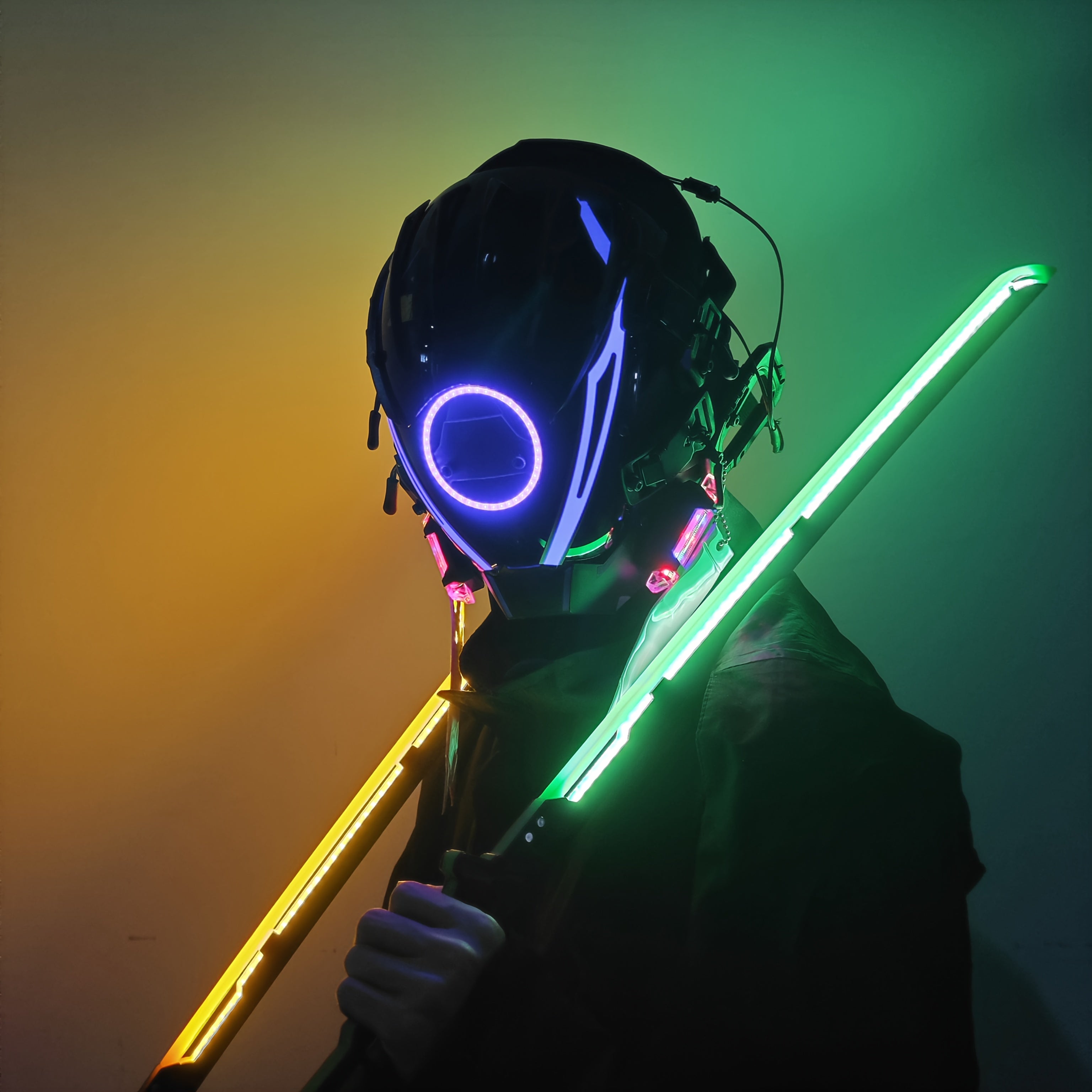 Cyberpunk Illuminated Sword – 80cm / 31.5 Inches LED Acrylic Blade