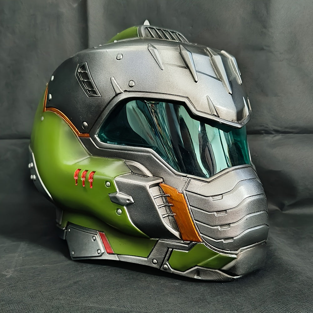 Resin Wearable Costume Helmet Prop Full Size Craft Helmet for Cosplay Display and Costume Events by CyberTribe
