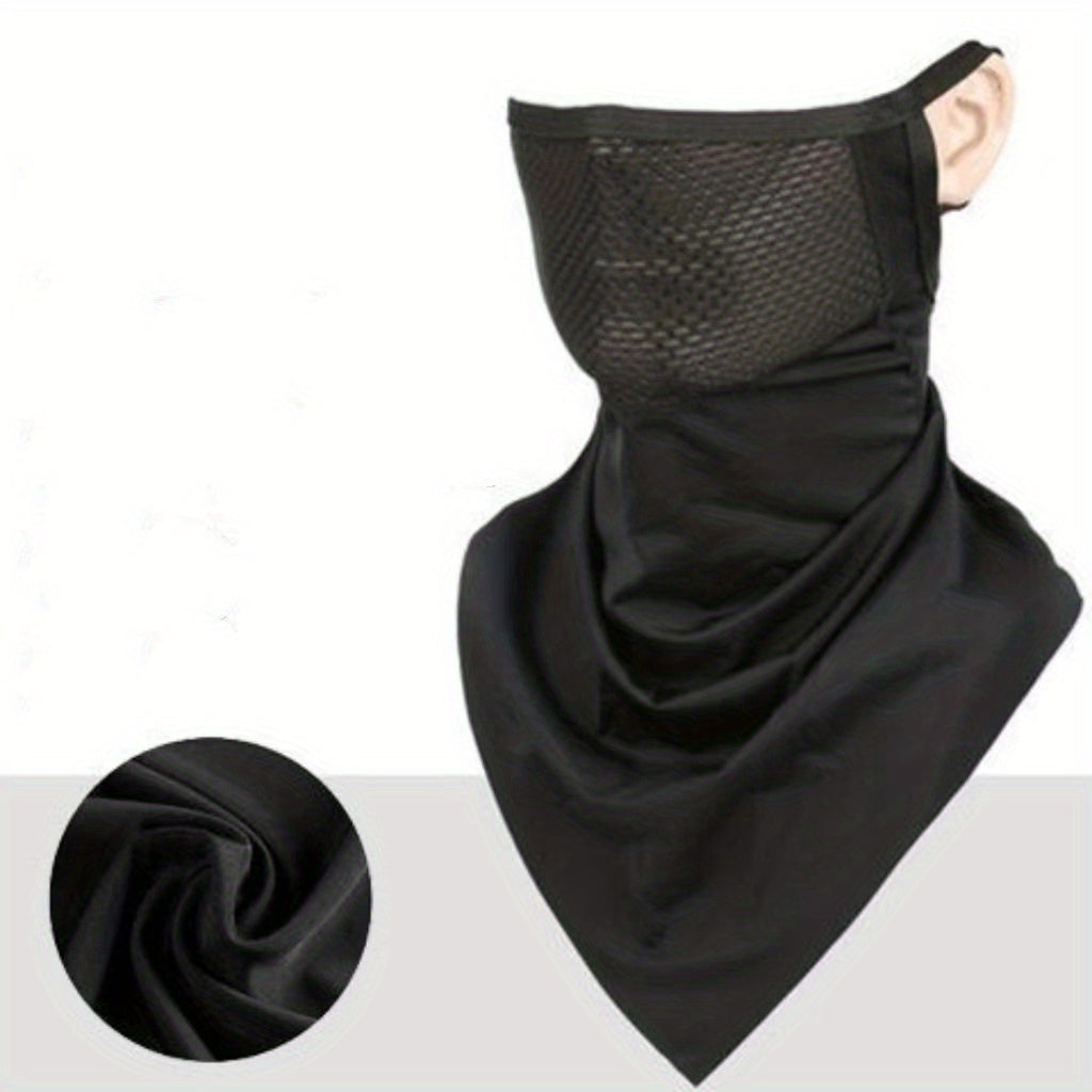 Phantom Rider Cooling Face Mask Shield – Adjustable Breathable Riding Mask