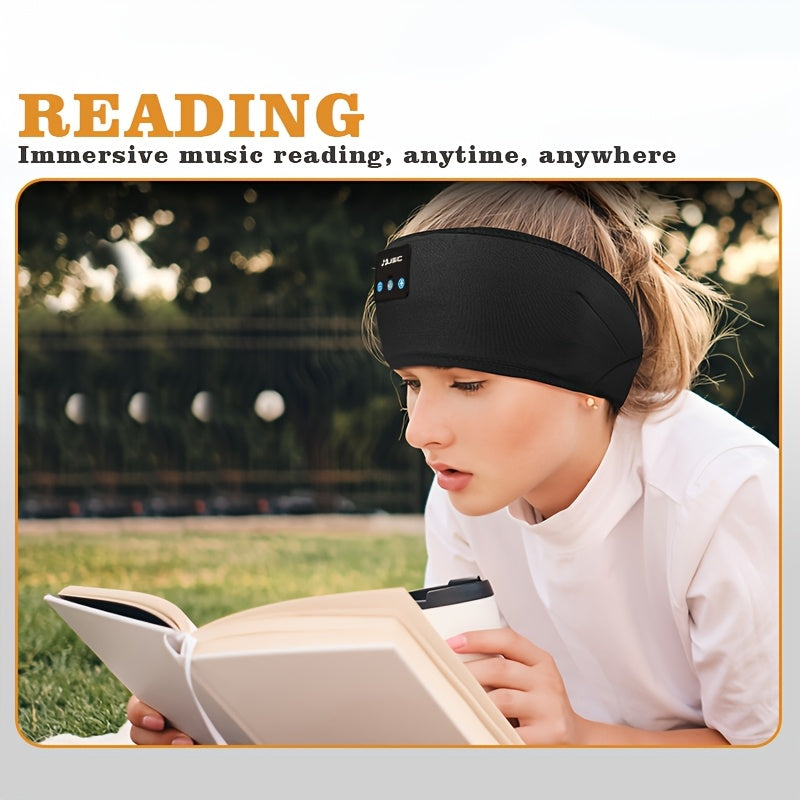 ShadowWave Sleep Audio Headband Speaker beanie – Next Level Wireless Music Mask for Rest, Travel & Training