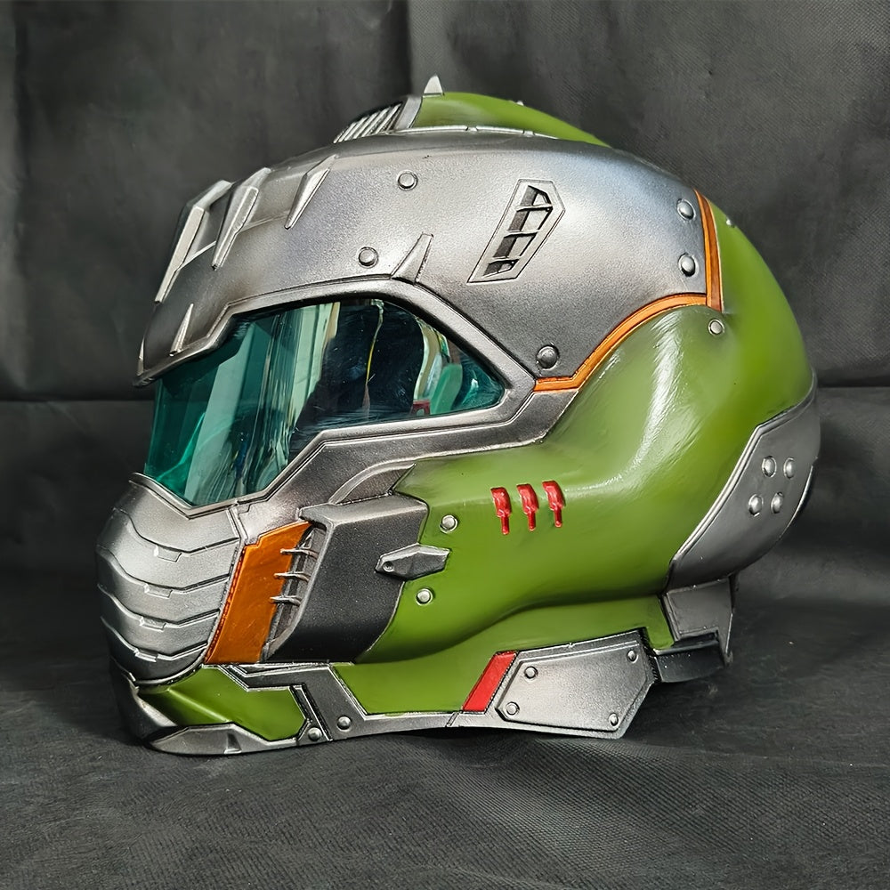 Resin Wearable Costume Helmet Prop Full Size Craft Helmet for Cosplay Display and Costume Events by CyberTribe