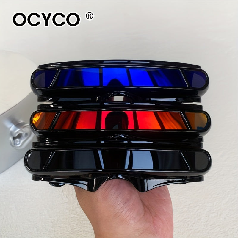 Retro-Futuristic Awesome CyberPunk Shades – Unisex Y2K Style Eyewear