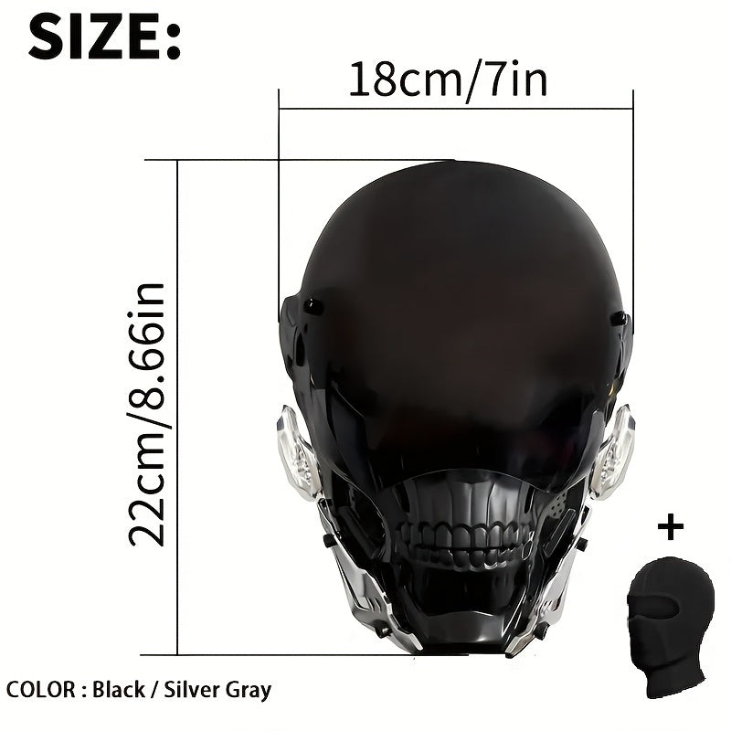 𝔻𝖊𝖆𝖙𝖍 𝖂𝖆𝖗𝖗𝖎𝖔𝖗 Cyberpunk Mask – Sci-Fi Mechanical Helmet