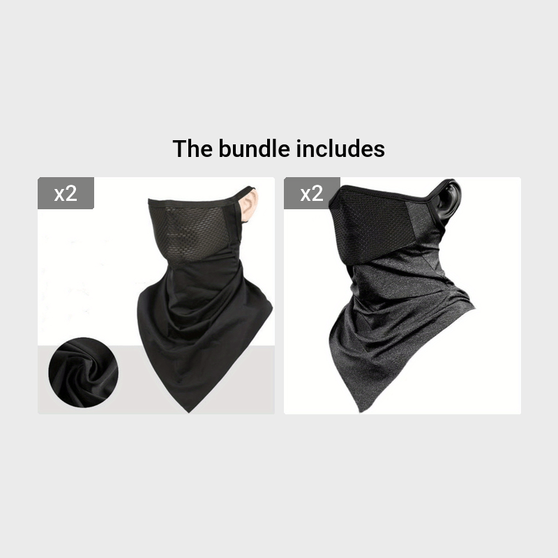 Phantom Rider Cooling Face Mask Shield – Adjustable Breathable Riding Mask