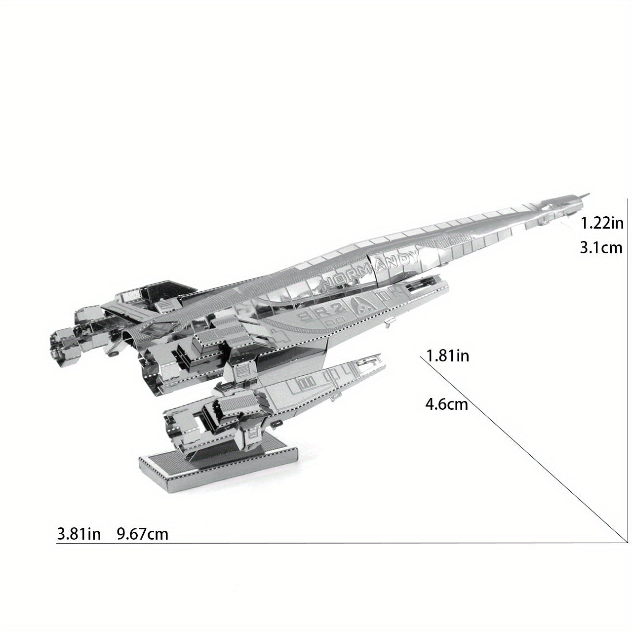 3D Metal Puzzle Sculpture – Stunning Handmade DIY Stainless Steel Model Executive Toys