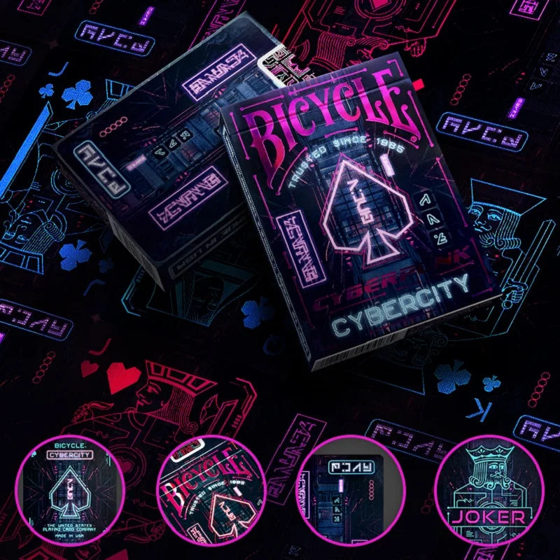 Bicycle Cyberpunk Playing Cards Deck Card Games Magic Tricks for Magician