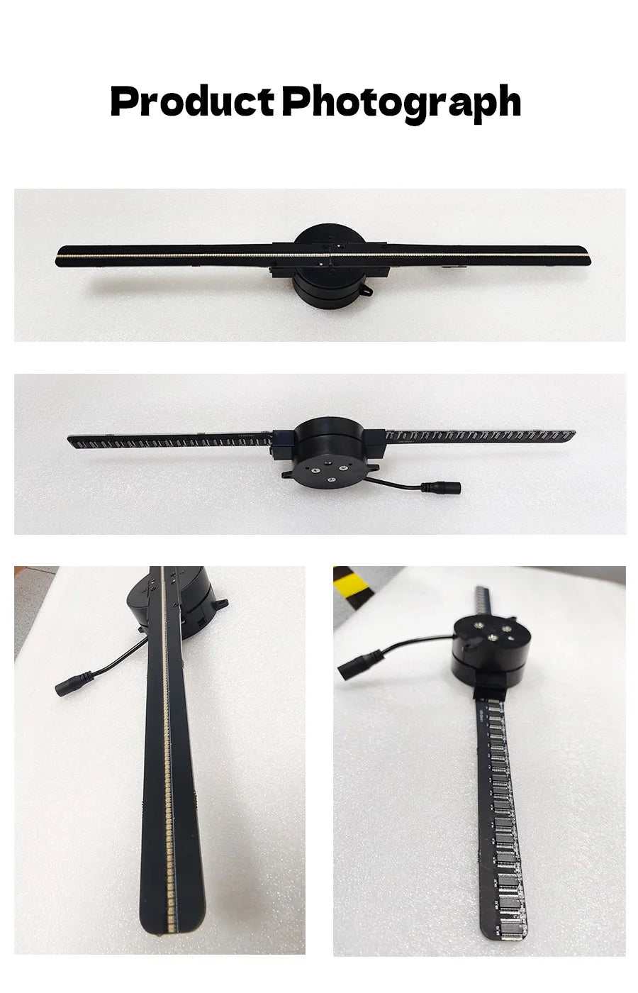 Cyberpunk 3d projector led digital large wall clock modern design decoration art big wall clock Can display images and videos