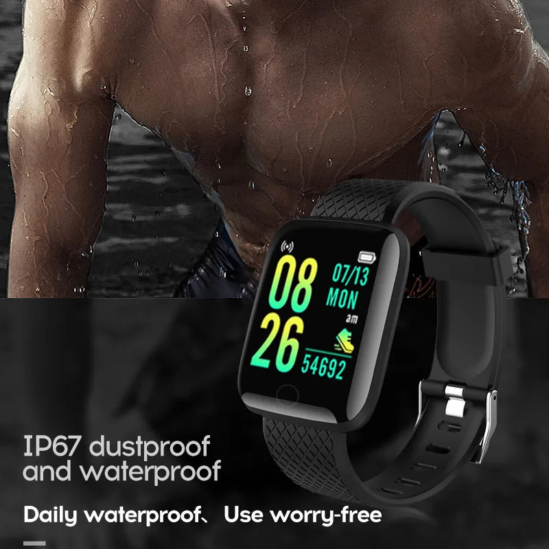 Touch Control Smart Fitness Watch Bluetooth Activity Tracker for Android and iOS