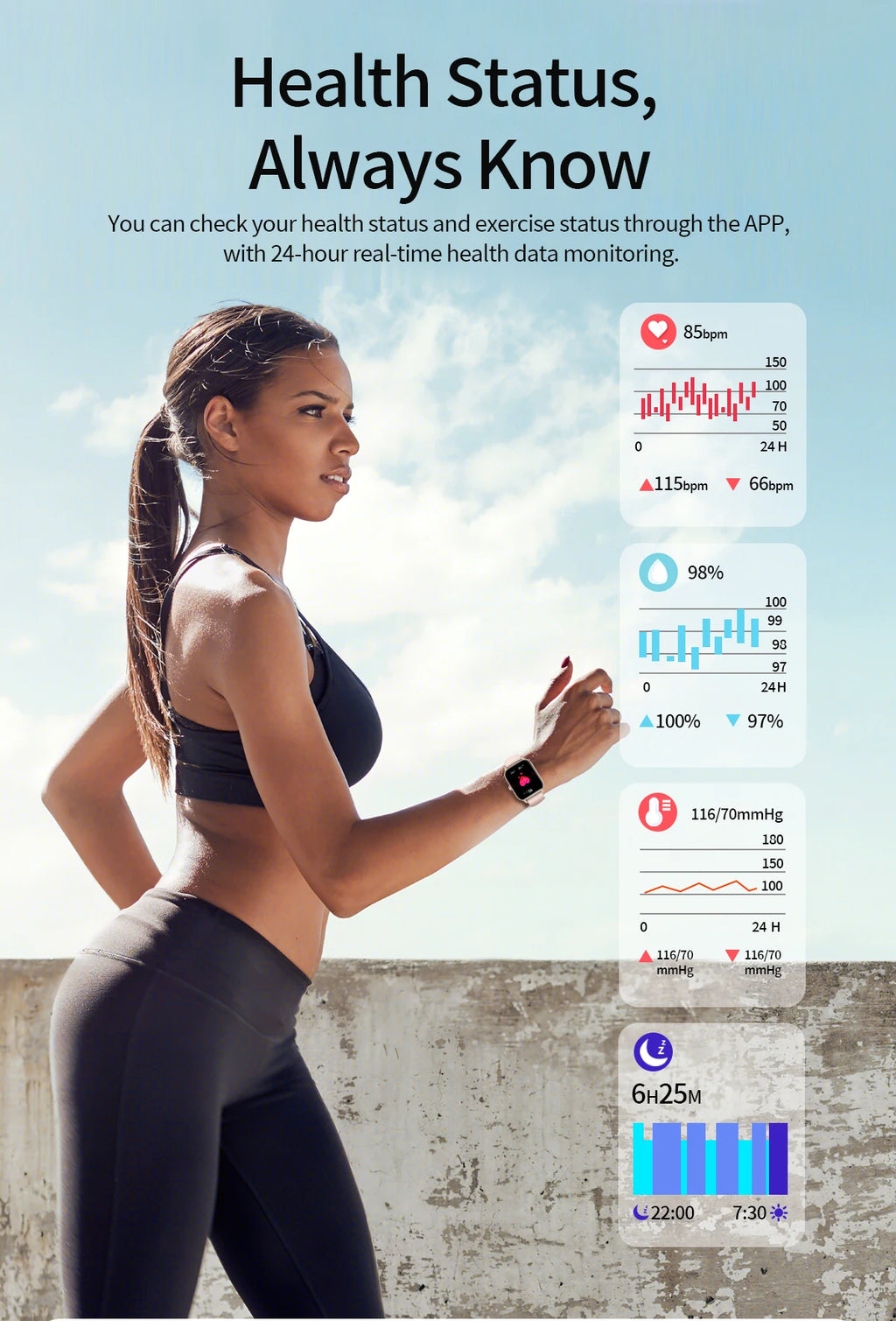 1.85 Inch HD Smart Watch for Men and Women Bluetooth Calling Fitness Tracker Health Monitor Custom Watch Face Smartwatch for Android and iOS