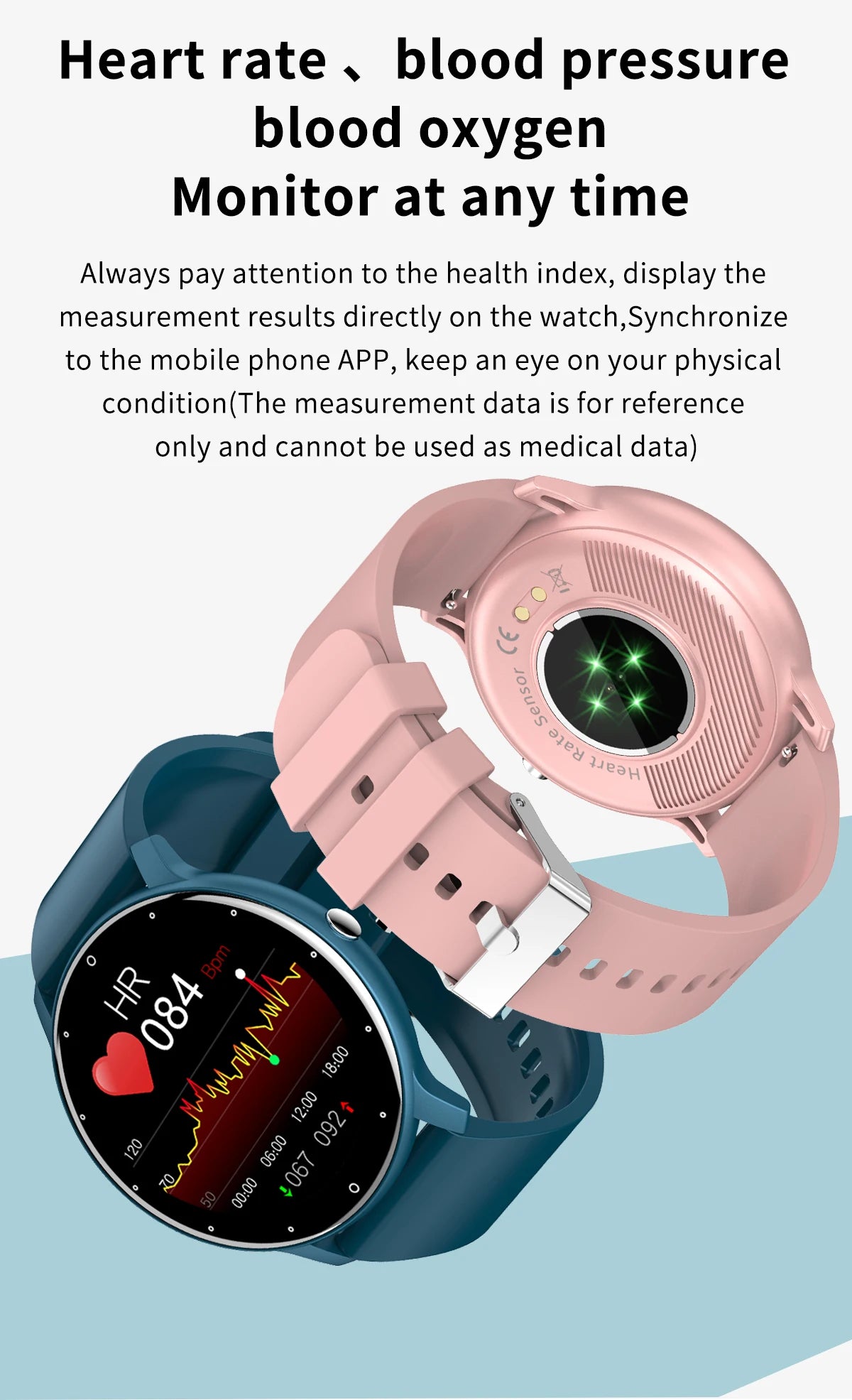 Fashion Smart Watch Full Touch Screen Fitness Tracker Bluetooth Smartwatch Waterproof for Men and Women Android and iOS