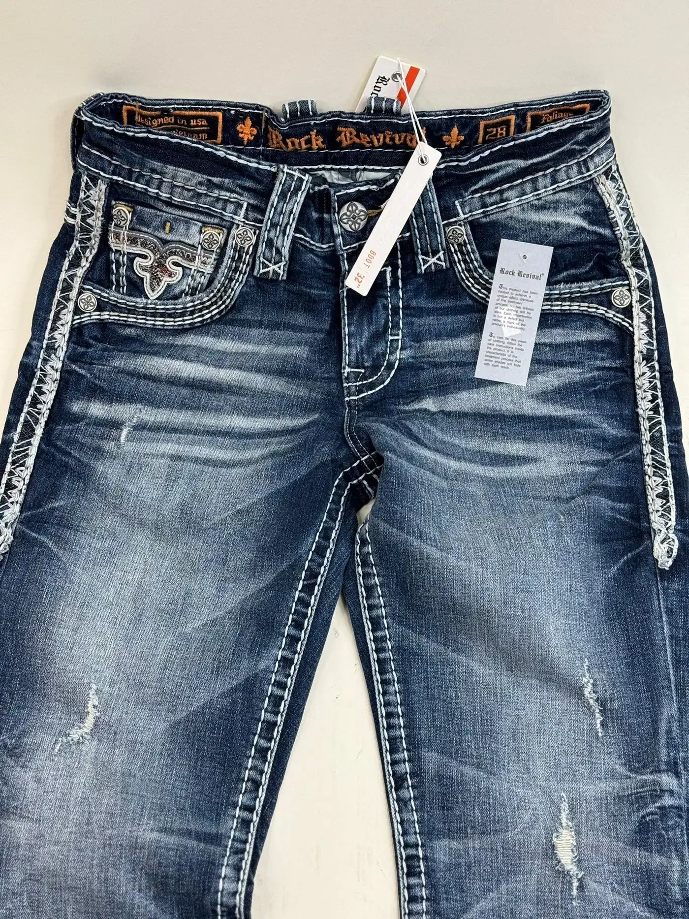 Y2K New Gothic Revival Mens Jeans Foliage Bootcut Women Blue Denim Embroidery Pocket Hip Hop Harajuku Wide Pants Streetwear