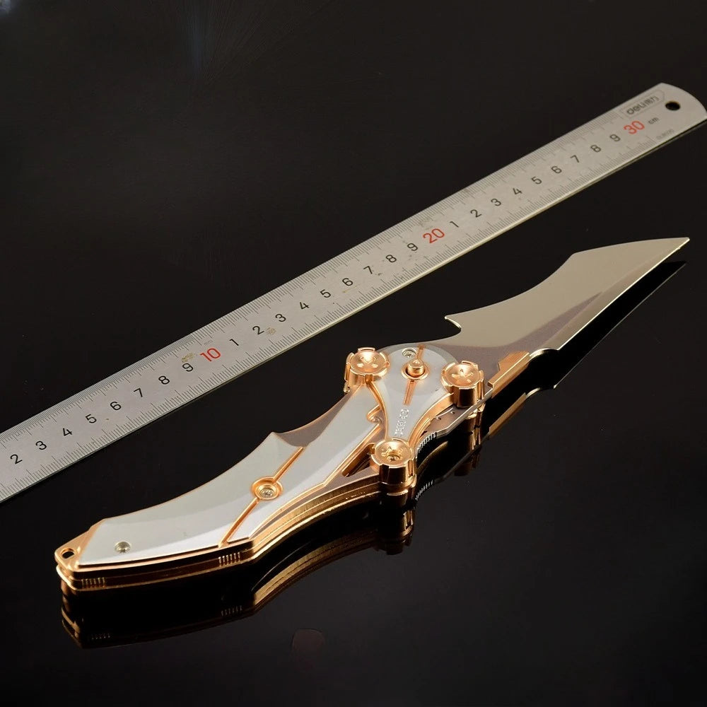 Arena Breakout‌ Chinese Game Peripherals Blade of Mercy Metal Craft Model Collectible Desk Ornament Creative Gift for Boy