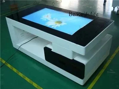 Smart Touch All in One Desktop Interactive Display Capacitive Multi Touch Screen Adjustable Height Digital Workstation