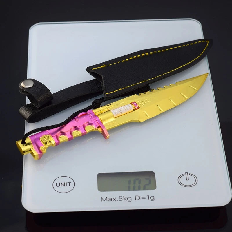 New 18cm Cyber Anime Game Peripherals Model Headhunter Full Metal Handicraft Ornaments Festival Birthday Gifts Toys Kids