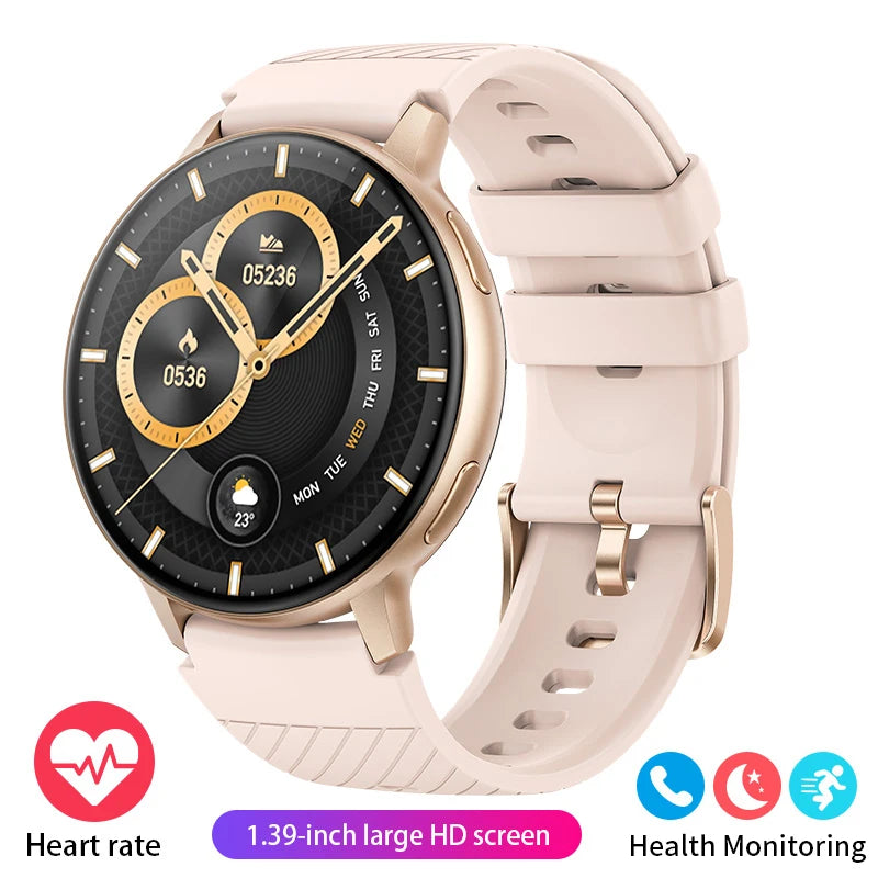 New Bluetooth Call Smart Watch Women Custom Dial Steel Watches Men Sports Fitness Tracker Heart Rate Smartwatch For Android IOS
