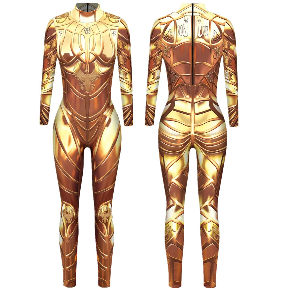 Cyberpunk Robot Punk Bodysuit Futuristic Cosplay Zentai Suit for Festivals Halloween Costumes and Sci Fi Fashion by CyberTribe