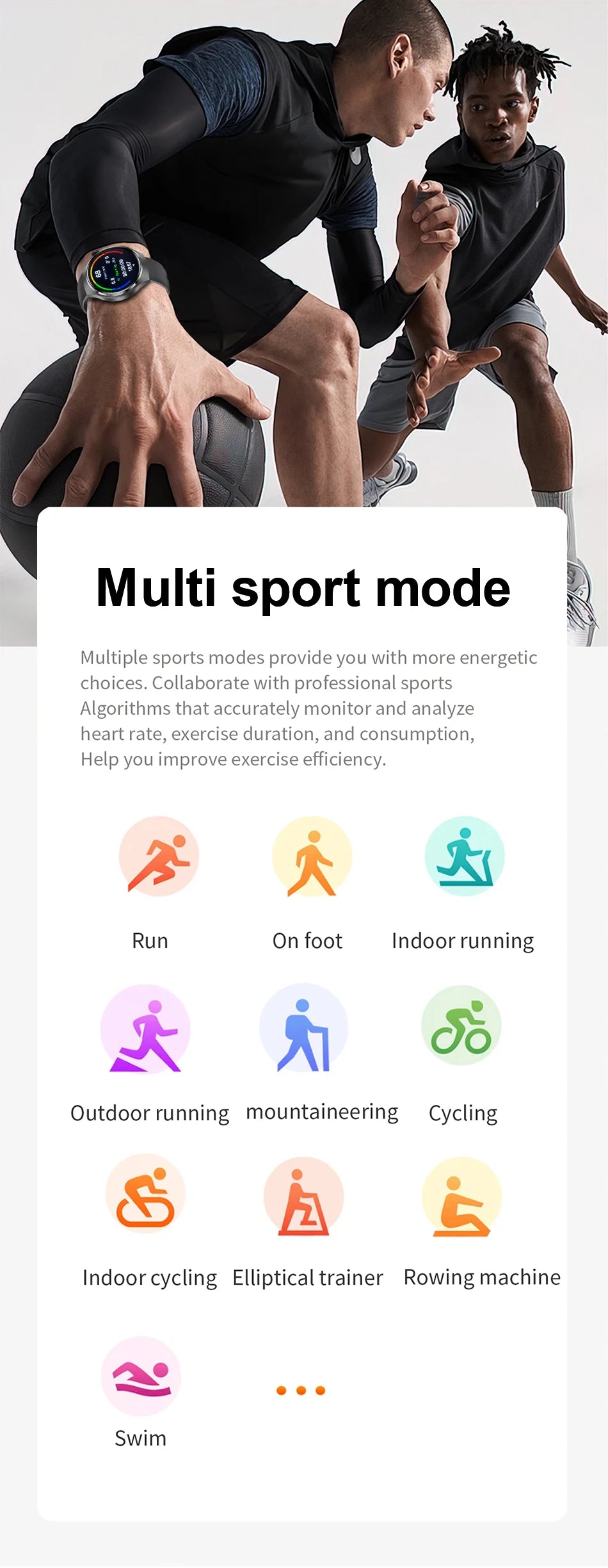 1.52 Inch Display Smart Watch for Men Bluetooth Calling Fitness and Health Tracker Waterproof Sport Smartwatch for Android and iOS Phones