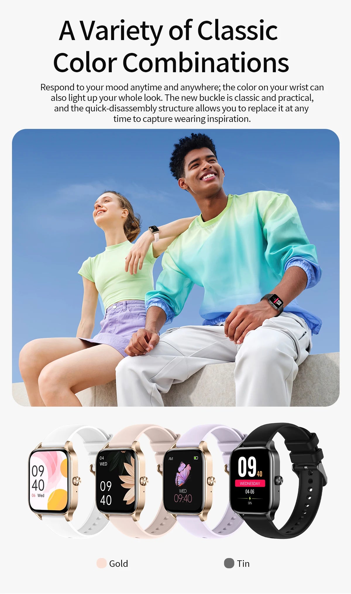 1.85 Inch HD Smart Watch for Men and Women Bluetooth Calling Fitness Tracker Health Monitor Custom Watch Face Smartwatch for Android and iOS