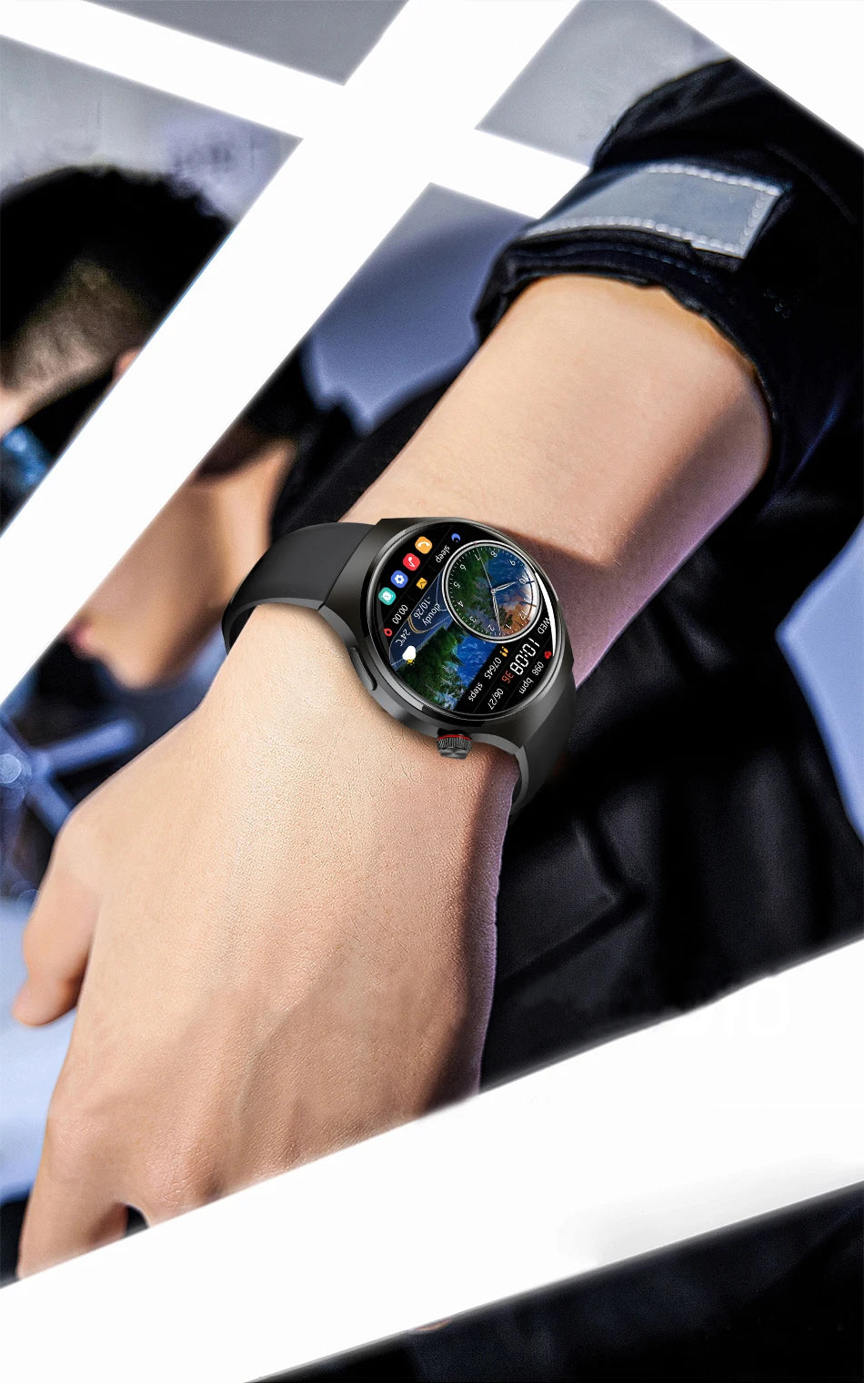 1.52 Inch Display Smart Watch for Men Bluetooth Calling Fitness and Health Tracker Waterproof Sport Smartwatch for Android and iOS Phones