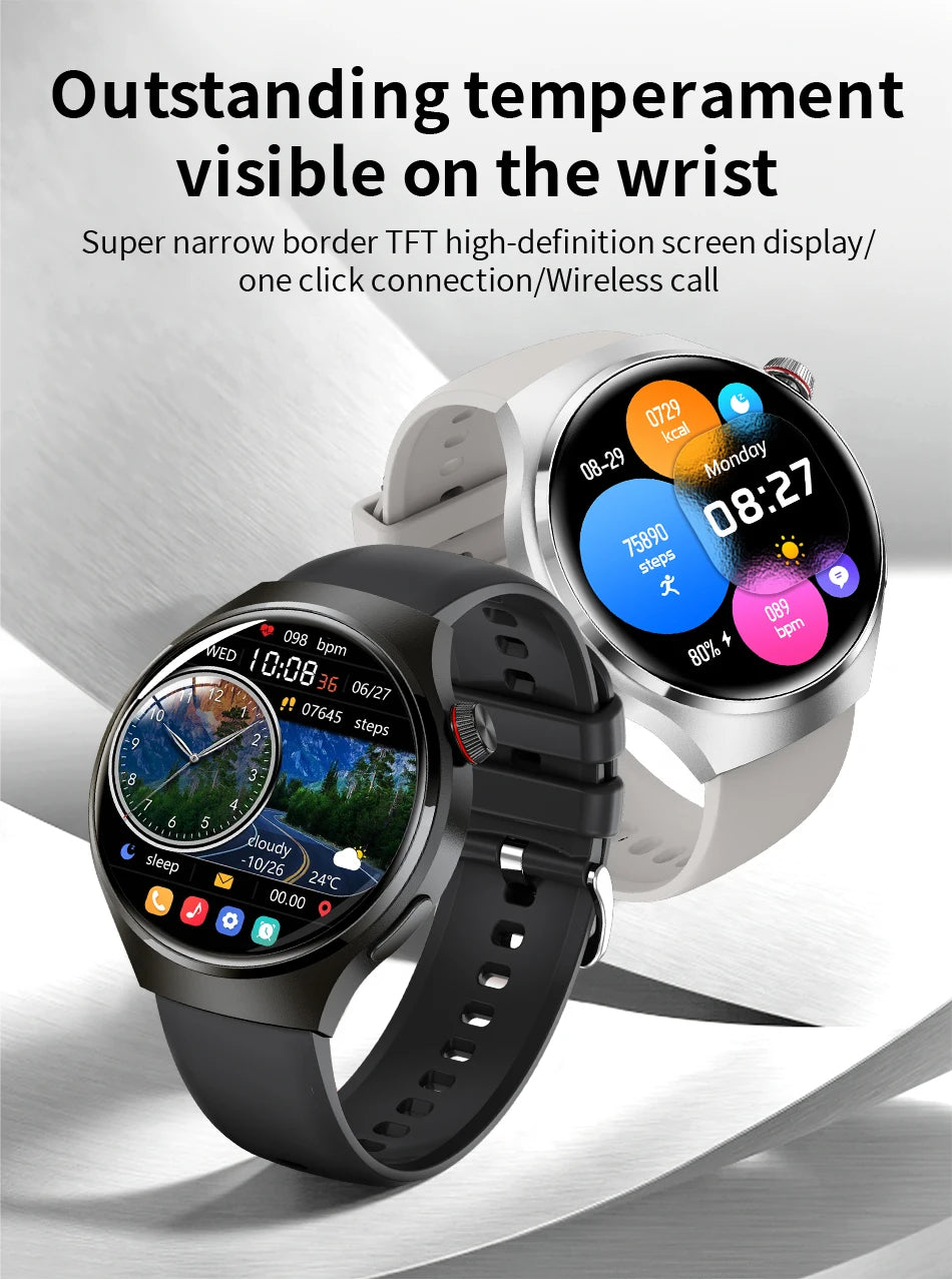 1.52 Inch Display Smart Watch for Men Bluetooth Calling Fitness and Health Tracker Waterproof Sport Smartwatch for Android and iOS Phones