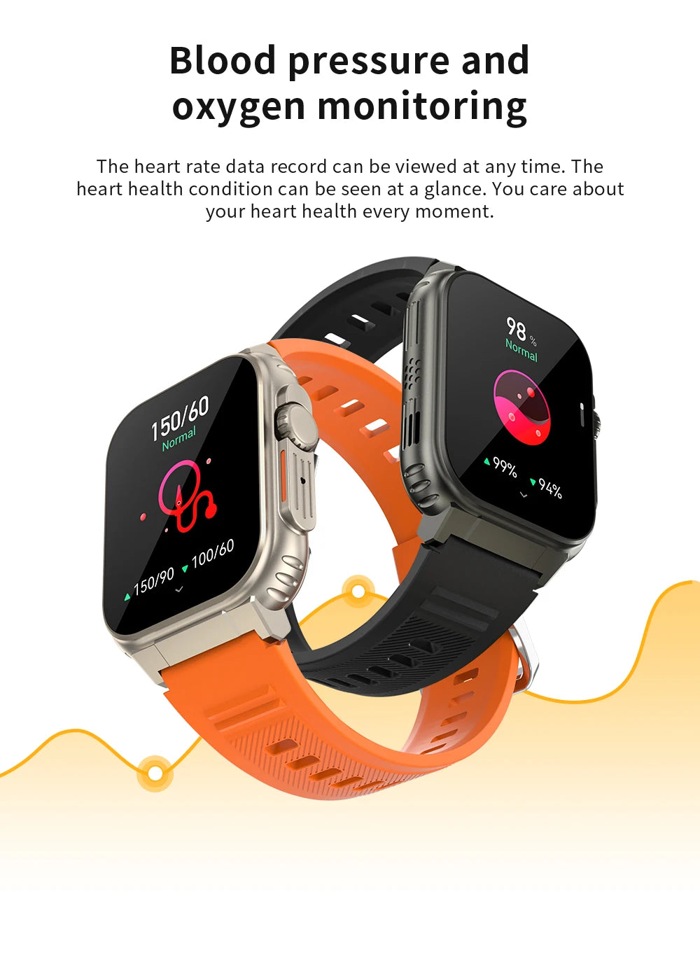 1.96 Inch AMOLED Smart Watch for Men Bluetooth Calling 600 mAh Battery Fitness Tracker Waterproof Outdoor Sport Smartwatch for Android and iOS