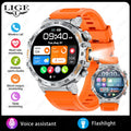 HD Smart Watch for Men 360 by 360 Display Bluetooth Fitness Tracker Waterproof Sport Smartwatch for Android and iOS