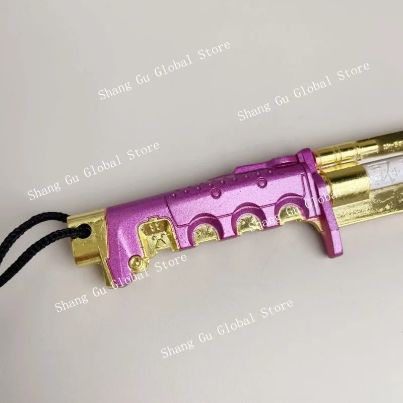 18cm Cyberpunk Game Peripherals Weapon Model Knife Sword Cosplay Prop Holsters All Metal Unedged Crafts Ornaments Boys Gifts