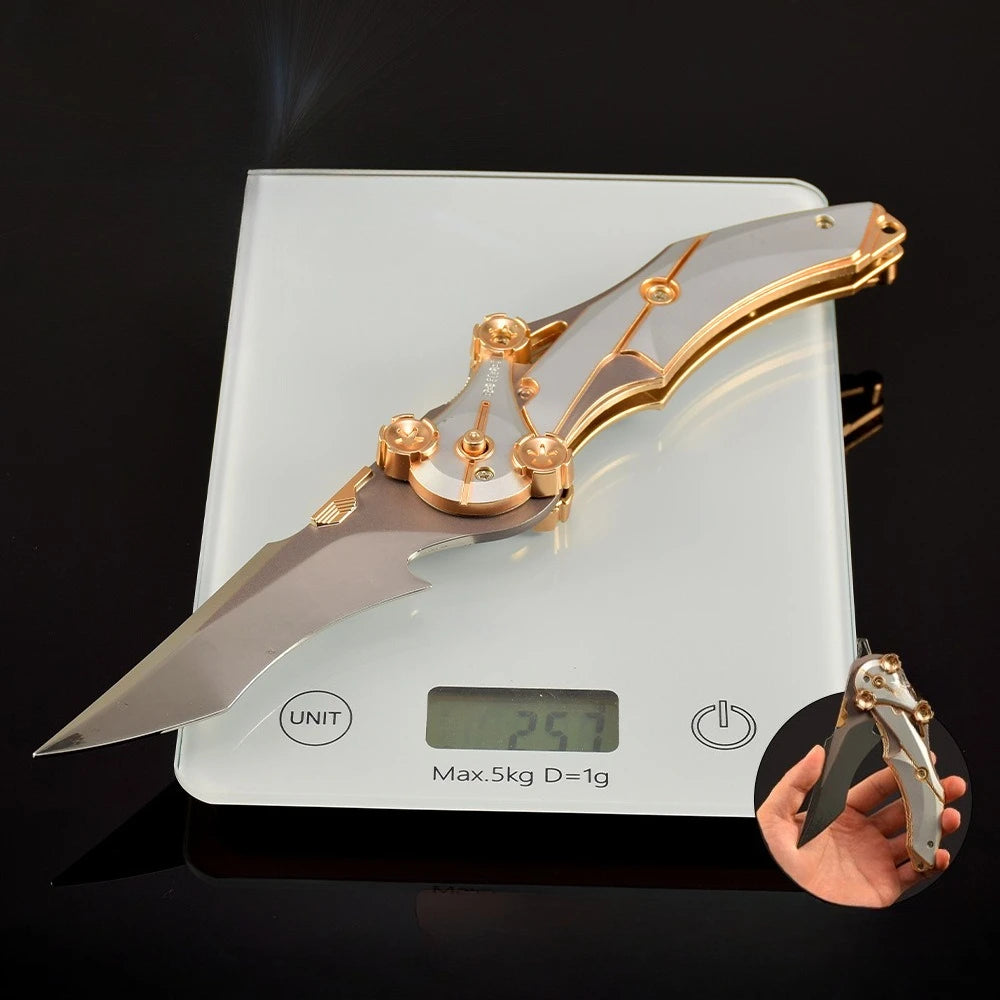 Arena Breakout‌ Chinese Game Peripherals Blade of Mercy Metal Craft Model Collectible Desk Ornament Creative Gift for Boy