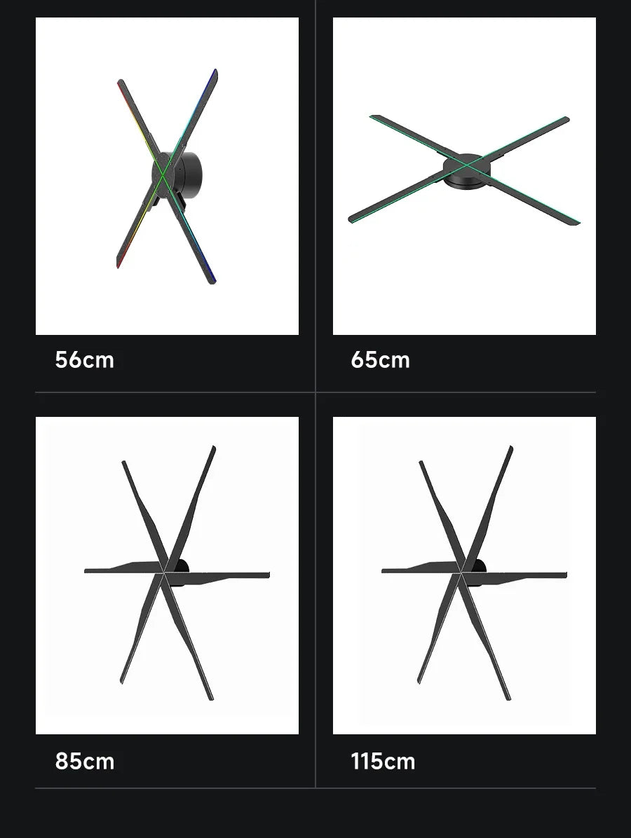 Cyberpunk 3d projector led digital large wall clock modern design decoration art big wall clock Can display images and videos