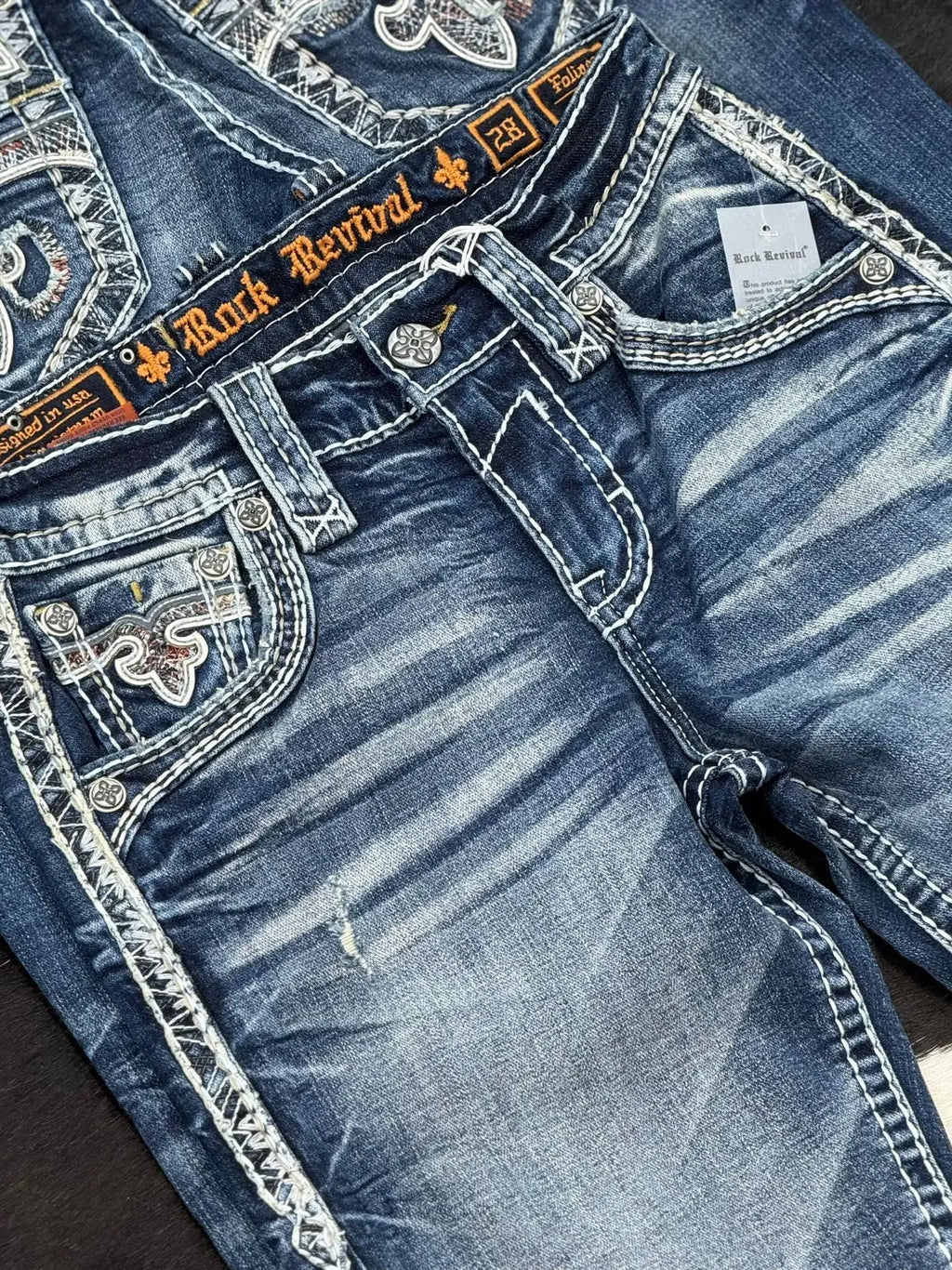 Y2K New Gothic Revival Mens Jeans Foliage Bootcut Women Blue Denim Embroidery Pocket Hip Hop Harajuku Wide Pants Streetwear