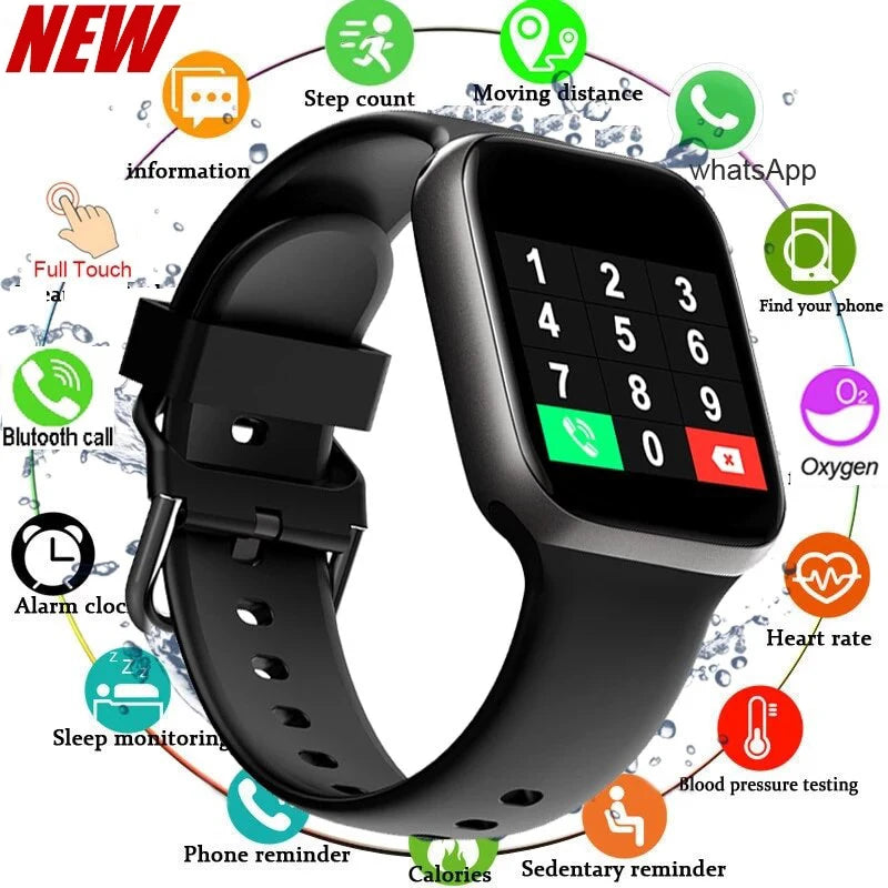 Touch Control Smart Fitness Watch Bluetooth Activity Tracker for Android and iOS
