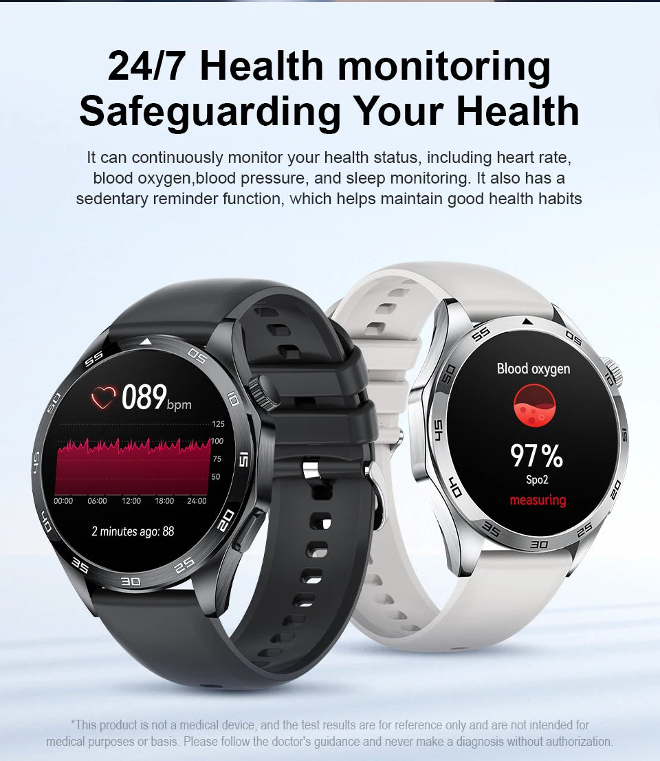 Smart Watch for Men Bluetooth Calling ECG Heart Rate Monitor Fitness Tracker Waterproof Smartwatch for Android and iOS
