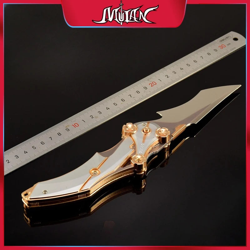 Arena Breakout‌ Chinese Game Peripherals Blade of Mercy Metal Craft Model Collectible Desk Ornament Creative Gift for Boy