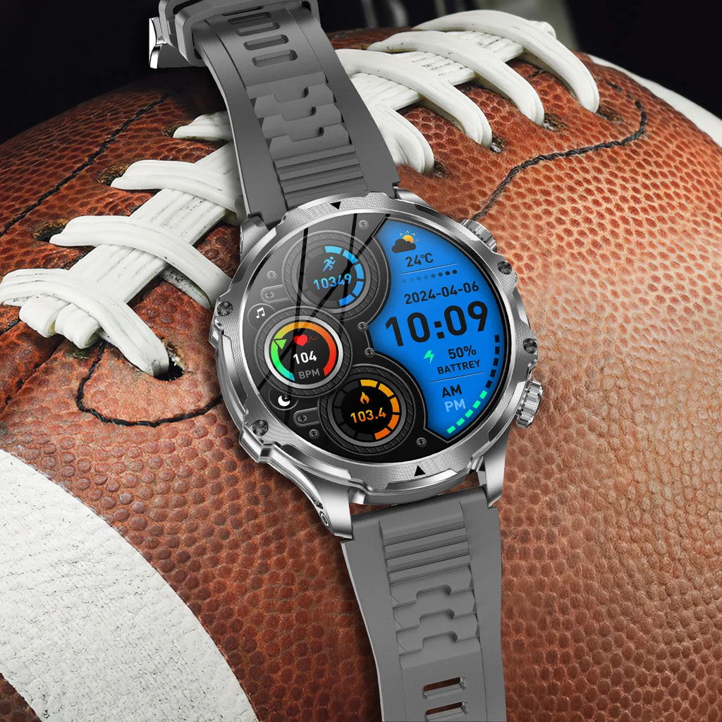 1.9 Inch Smart Watch for Men Bluetooth Calling 700 mAh Battery Fitness Tracker Waterproof Outdoor Sport Smartwatch for Android and iOS