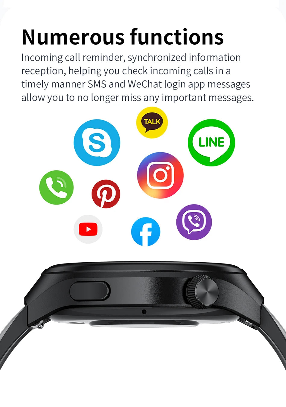 1.52 Inch Display Smart Watch for Men Bluetooth Calling Fitness and Health Tracker Waterproof Sport Smartwatch for Android and iOS Phones