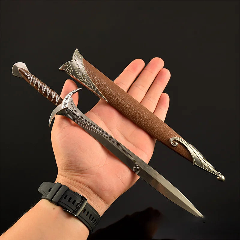 30cm Rings King Game Peripherals Sting Sword All-metal Craft Toy Knives Gift Box Edition Gifts Collections Decorative Swords