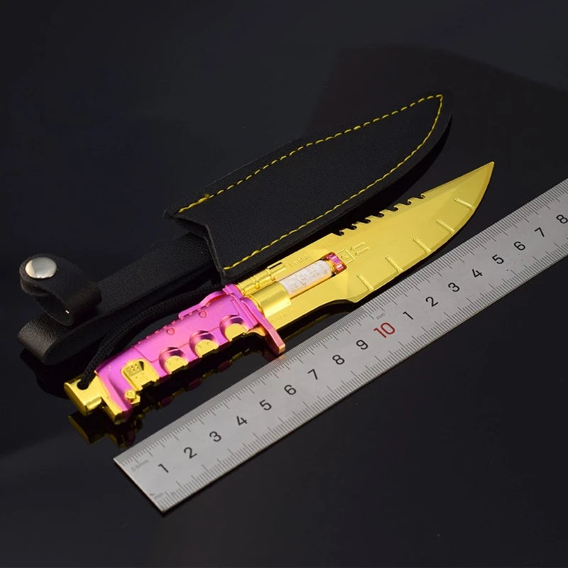 New 18cm Cyber Anime Game Peripherals Model Headhunter Full Metal Handicraft Ornaments Festival Birthday Gifts Toys Kids