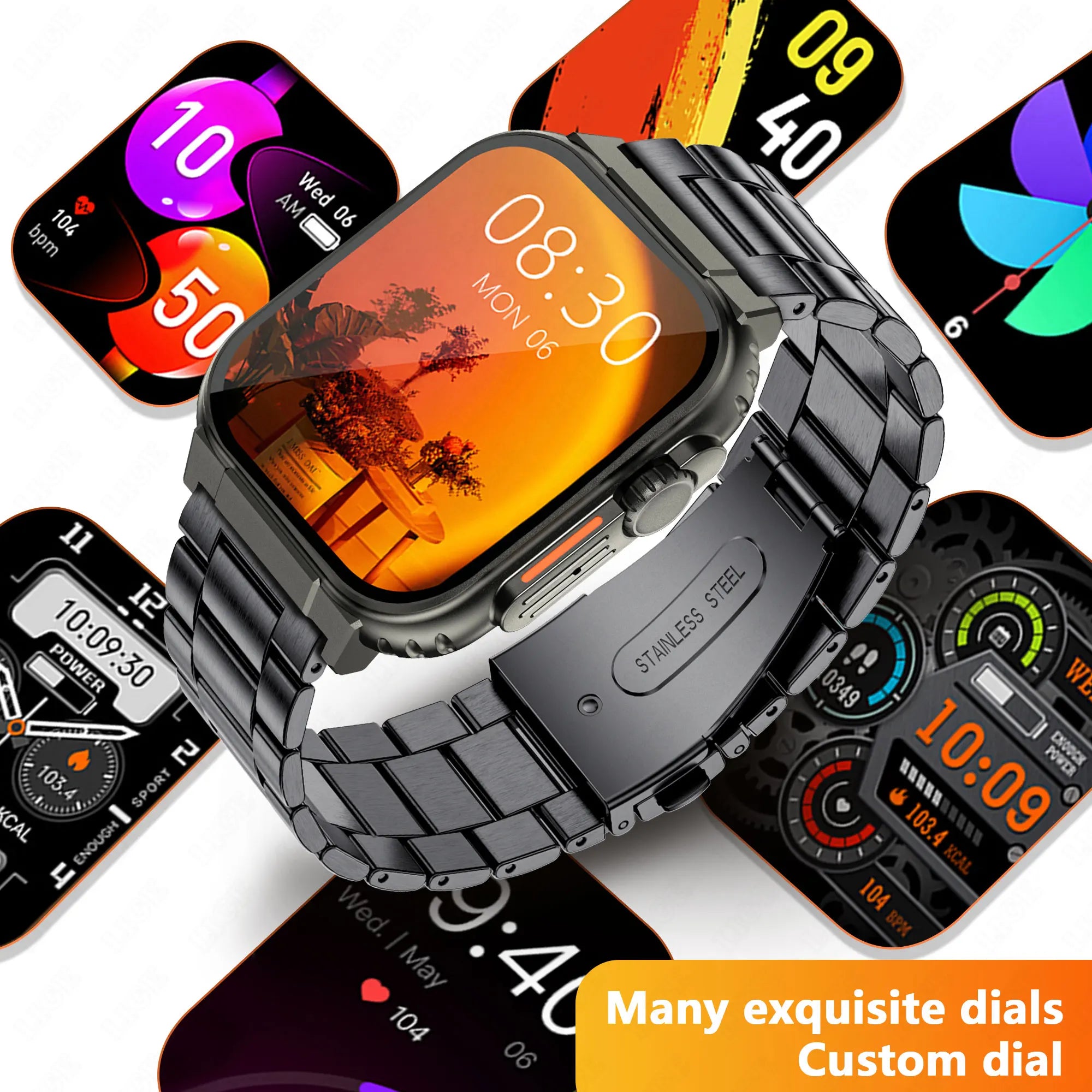 Ultra Power Smart Watch Bluetooth Call Local Music Fitness Tracker for Android and iOS