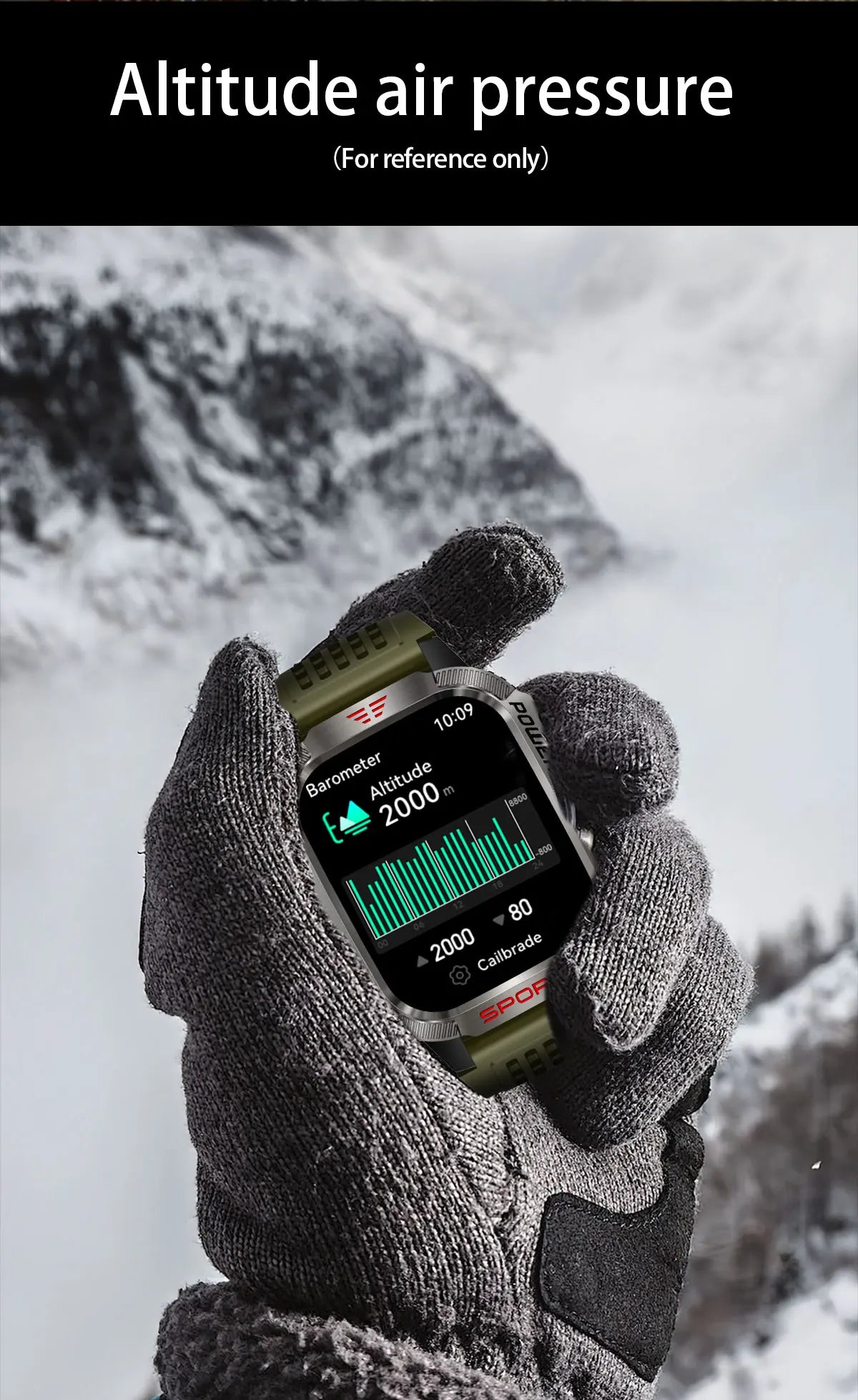 Military Outdoor Smart Watch for Men 600 mAh Battery Bluetooth Calling Fitness Tracker Blood Oxygen Monitor Waterproof Smartwatch for Android and iOS