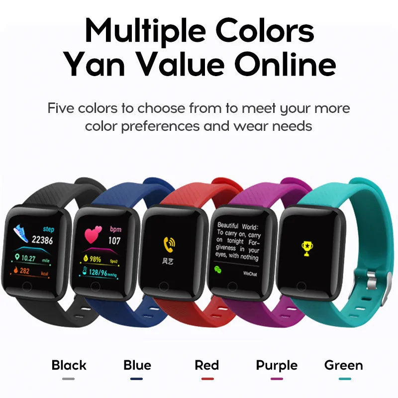 Touch Control Smart Fitness Watch Bluetooth Activity Tracker for Android and iOS