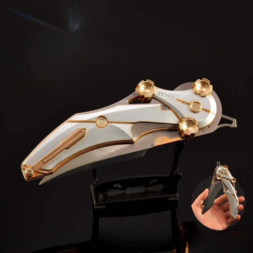 Arena Breakout‌ Chinese Game Peripherals Blade of Mercy Metal Craft Model Collectible Desk Ornament Creative Gift for Boy