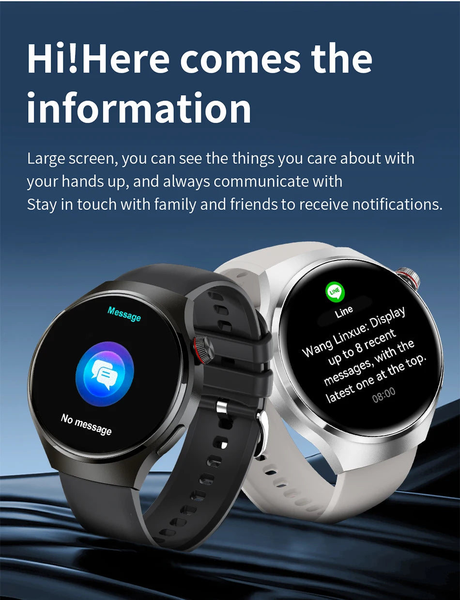 1.52 Inch Display Smart Watch for Men Bluetooth Calling Fitness and Health Tracker Waterproof Sport Smartwatch for Android and iOS Phones