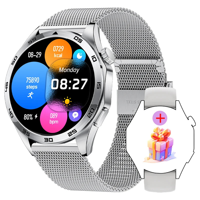 Advanced Health Monitor Smart Watch Bluetooth Call Fitness Tracker for Android and iOS