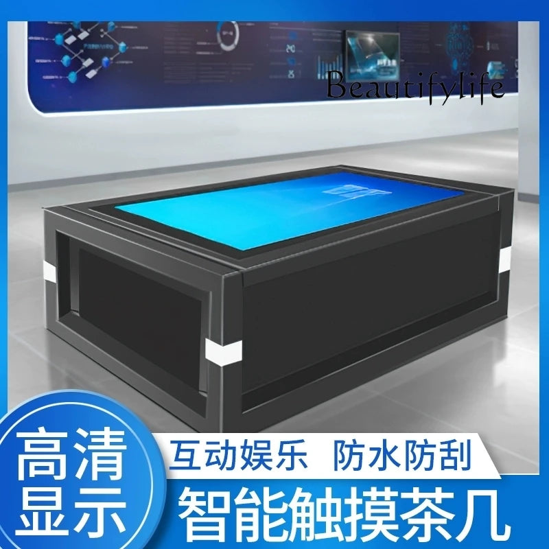 Smart Touch All in One Desktop Interactive Display Capacitive Multi Touch Screen Adjustable Height Digital Workstation