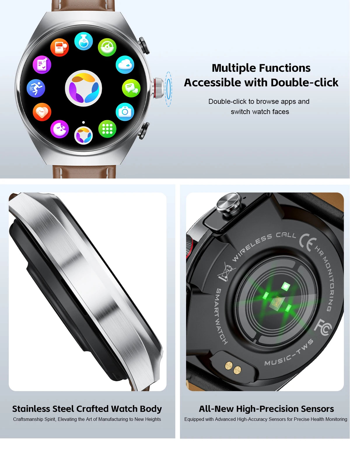 2 In 1 TWS Earphones Smart Watch Waterproof Wireless Bluetooth Headset Call Health Blood Pressure Sports Music Smartwatch