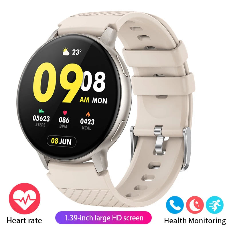 New Bluetooth Call Smart Watch Women Custom Dial Steel Watches Men Sports Fitness Tracker Heart Rate Smartwatch For Android IOS