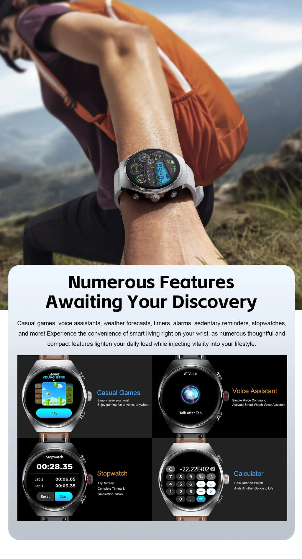 2 In 1 TWS Earphones Smart Watch Waterproof Wireless Bluetooth Headset Call Health Blood Pressure Sports Music Smartwatch
