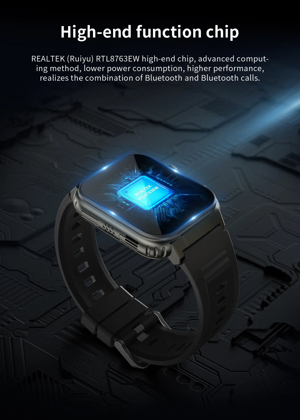 Ultra Power Smart Watch Bluetooth Call Local Music Fitness Tracker for Android and iOS