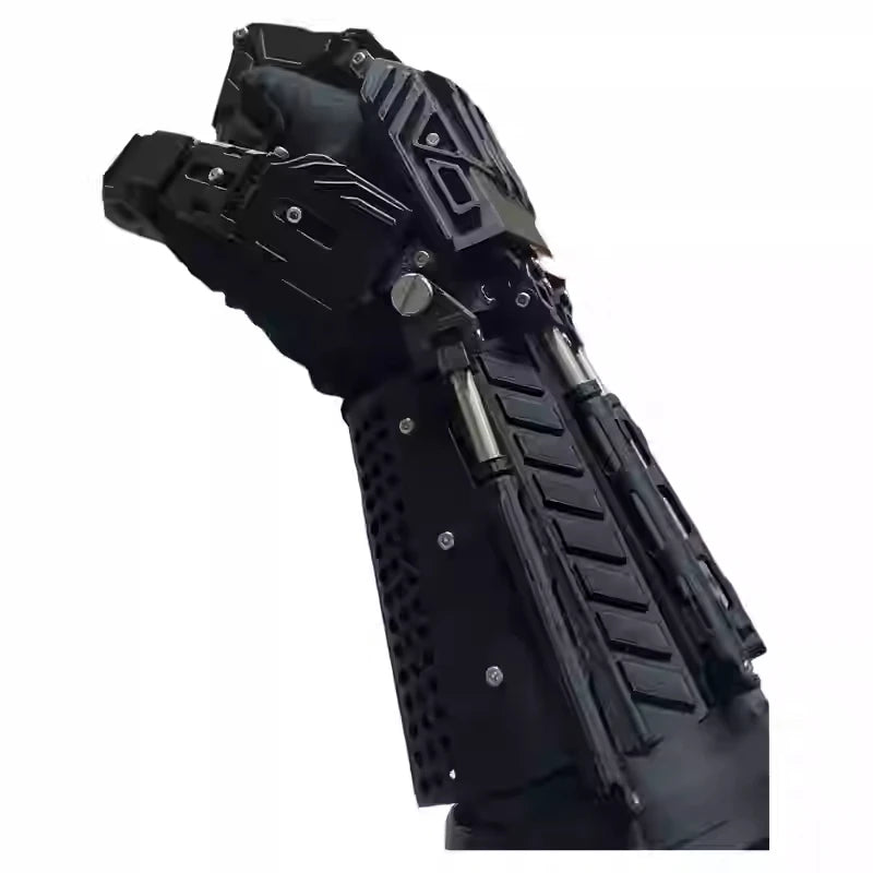 Cyberpunk Mech Arm Tactical Gloves Wearable Futuristic Cosplay Gloves Flexible Finger Movement Costume Props by CyberTribe